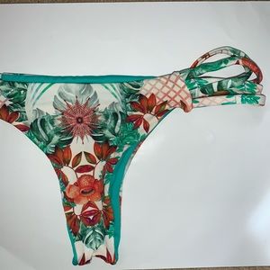San Lorenzo Tropical Print Cheeky Bikini Bottom